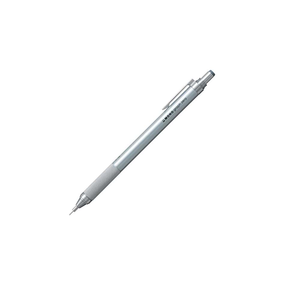 Tombow Mono Graph Zero Mekanik Kurşun Kalem 0,5Mm Gümüş