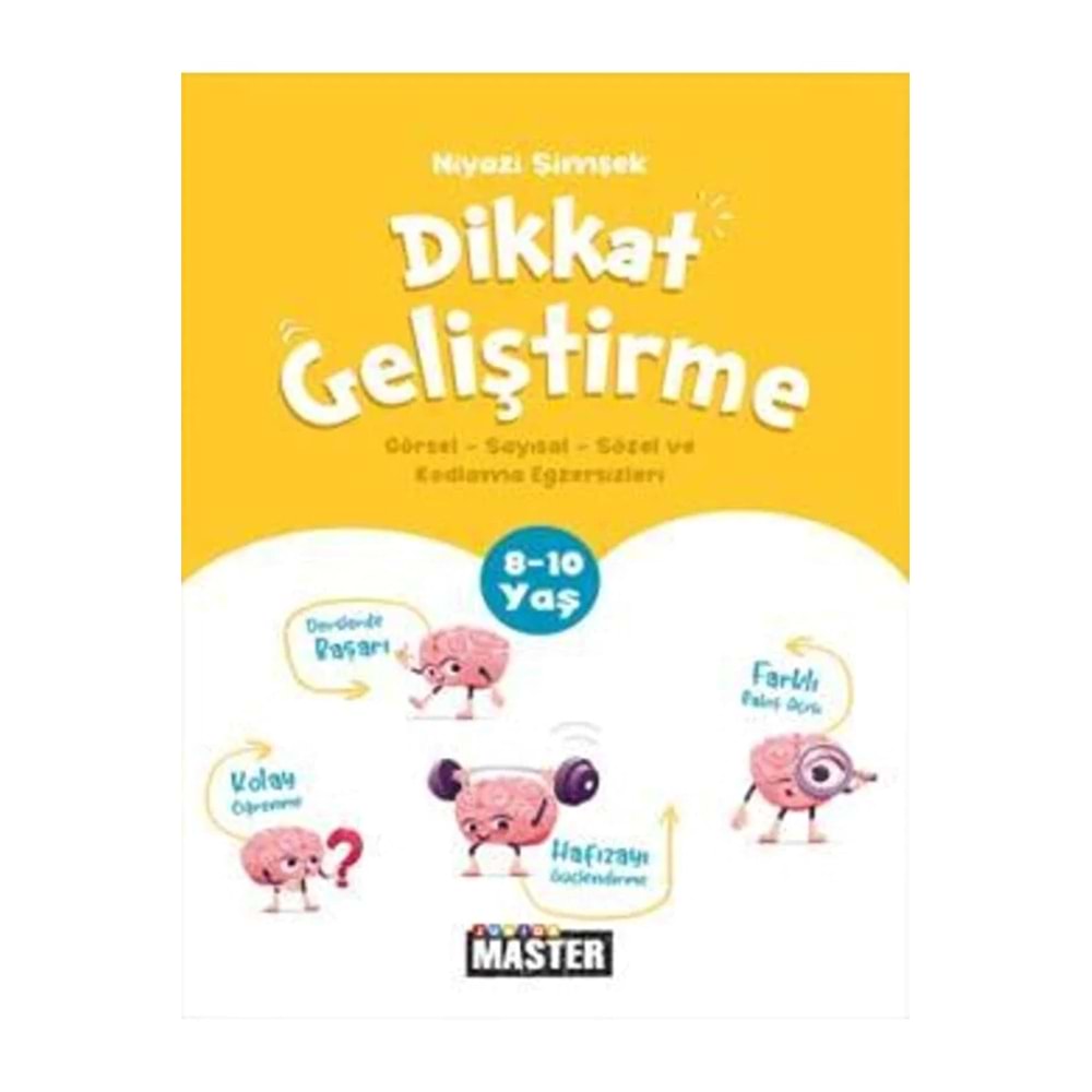 8-10 Yaş Junior Master Dikkat Geliştirme Egzersizleri Okyanus Yayınları