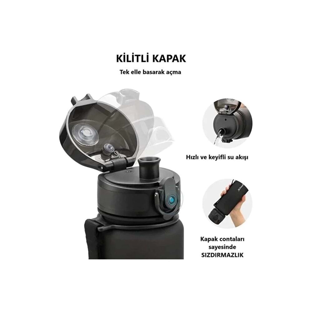 Uzspace 3026 Dinamik Turuncu 500ML Matara