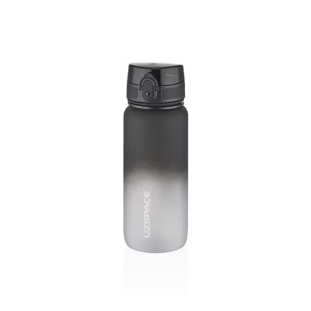 Uzspace 650ml Siyah-Beyaz Tritan Matara 3037-6