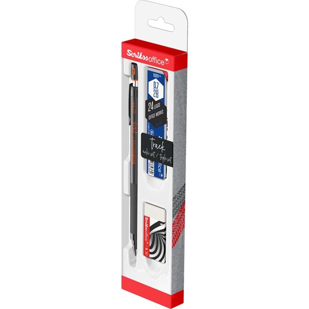 Scrikss Versatil Kalem Track 0.7mm 3lü Set Turuncu