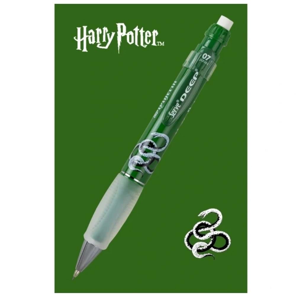 Serve Deep Mekanik Versatil Kalem 07 mm Harry Potter Slytherin