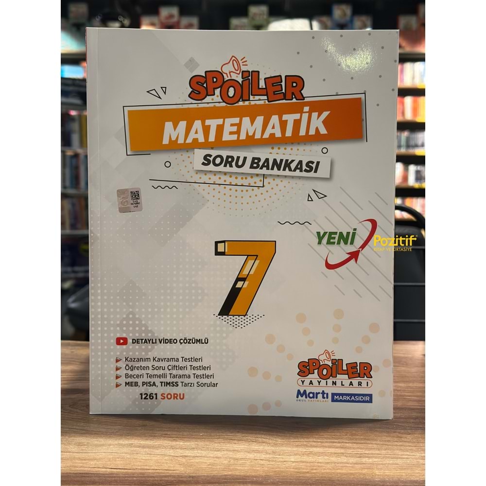 7.Sınıf Spoiler Matematik Soru Bankası Spoiler Yayınları