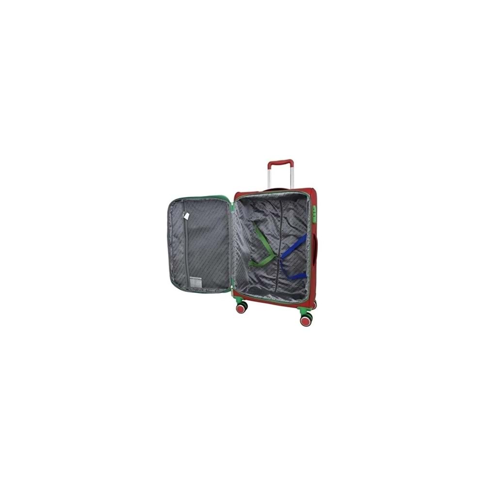 Benetton Trolley 50 cm Kırmızı Unisex Valiz