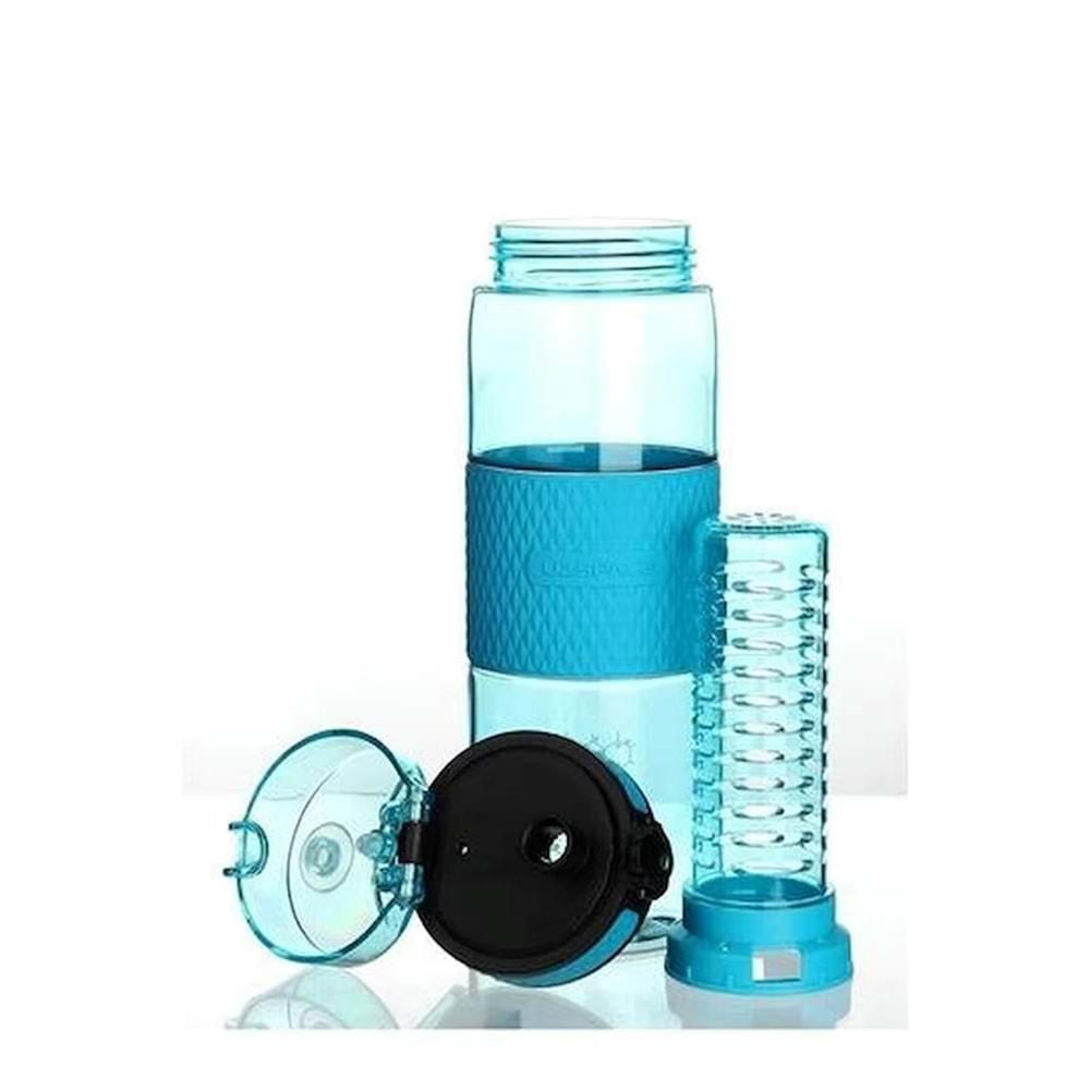 Uzspace 5061 Vitalis Tritan Matara Gri 700 Ml Açık Yeşil