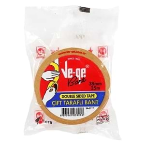 Ve-ge Vege Çift Taraflı Bant Askılı 12x25 Mt