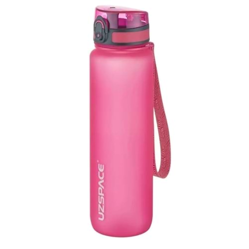 Uzspace Tritan Su Matarası 1000Ml Glow Pink