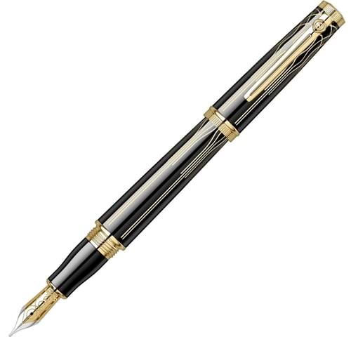 Scrikss Scriks Heritage Roller 50.yıl Özel Seri Altın Kaplama Dolma Kalem